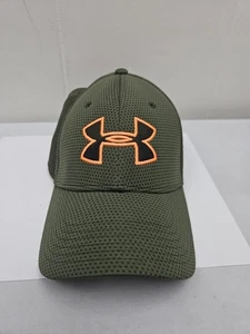 Under Armour Fitted Hat Hunter Green Size MD/LG Excellent Condition - Picture 1 of 5