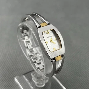 Fossil Damenuhr F2 ES-9646 Silber Gold Edelstahl Damen neue Batterie - Bild 1 von 19