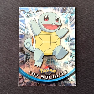 SQUIRTLE #07 FOIL HOLO TOPPS TV ANIMATION CARD CARTA POKEMON NINTENDO ITA 1999 - Picture 1 of 4
