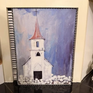 Jennifer Holden Vicino alla Croce L'Età della Chiesa Wall Art 11,5 x 18 Struttura in Metallo - Foto 1 di 7