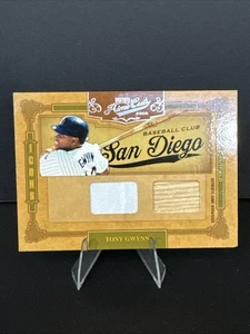 2008 Playoff Prime Cuts - Icons Tony Gwynn #45 Position Jerseys 1/49 (MEM) EX - Picture 1 of 7