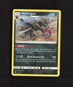 Tarjeta Pokémon Hydreigon 62/111 Crimson Invasion rara LP - Imagen 1 de 10