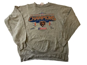 Felpa NFL Chicago Bears Division Champions 2006 Playoffs taglia L squadra grigia - Foto 1 di 5