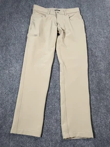 Origin Hose Herren 32x32 Khaki Gerade Passform Stretch Arbeit Outdoor Hergestellt in den USA - Bild 1 von 13