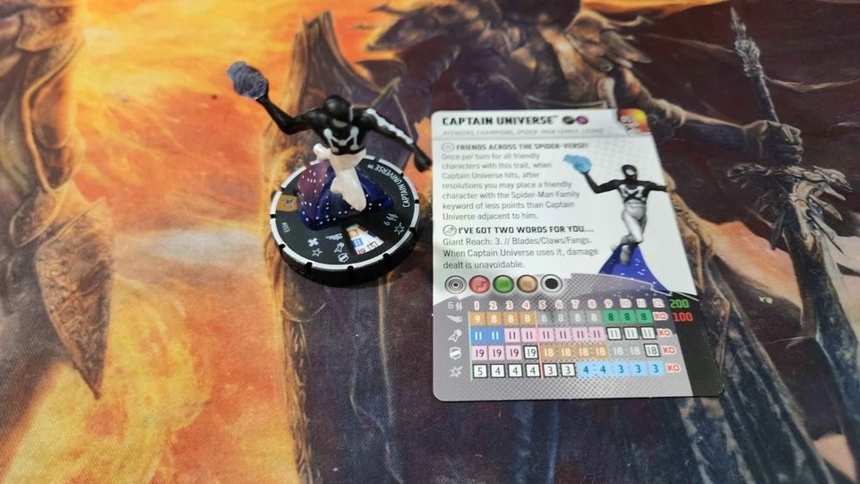 Marvel Heroclix 053 Captain Universe Spider-Verse Chase Figure New W Card - Image 1 of 1