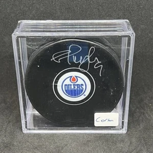 Shayne Corson Autographed Hockey Puck - Oilers - NHL - Picture 1 of 3