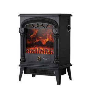 Vevare Electric Fireplace Heater 3D Flame Effect 2000W Freestanding - Picture 1 of 10