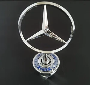 Mercedes-Benz Front Hood Emblem W210 series year 1997-2003 E-class S-Class - Picture 1 of 3