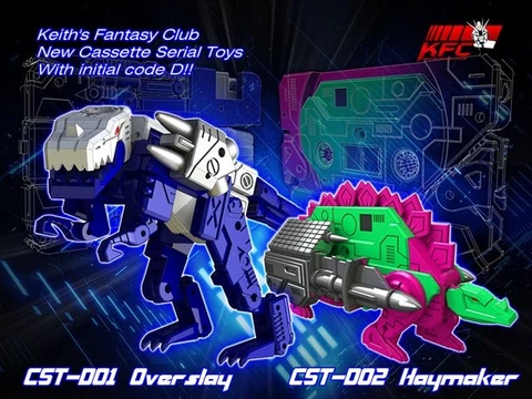 CST-D01 Haymaker and CST-D02 Overslay Set of 2 | Kfc Keiths Fantasy Club Cassett Cover