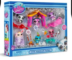 Littlest Pet Shop G7 Winter Wonderland Playback With Exclusive Deer 121 NEW - Picture 1 of 7