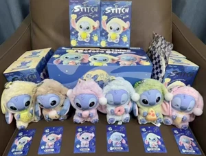 Original Miniso Stitch Eat Something Before Sleep Series Vinyl Figure Blind Box - Picture 1 of 26