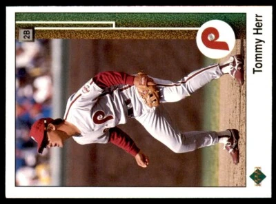1989 Upper Deck Tommy Herr Philadelphia Phillies #720 - Image 1 of 2