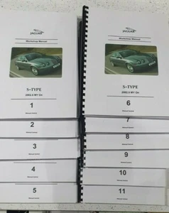 JAGUAR S-TYPE 2002.5 - 2008 WORKSHOP SERVICE MANUAL REPRINTED COMB BOUND - Picture 1 of 3