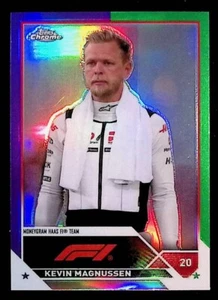 Kevin Magnussen 2023 Topps Chrome F1 Purple Green Refractor #50 - Imagen 1 de 2