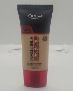 Loreal Infallible Pro Matte Foundation 24 Hour Wear Classic #104 - Picture 1 of 2