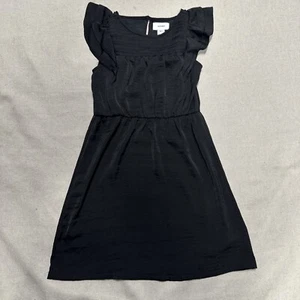GIRLS SIZE S 6-7 OLD NAVY BLACK DRESS - Picture 1 of 7