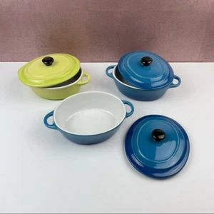 Housewares International Mini Single Casserole Dish With Handles Set Of 3 - Picture 1 of 6