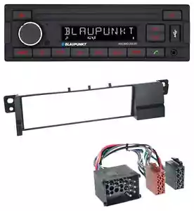 Blaupunkt USB AUX Bluetooth MP3 Autoradio für BMW 3er E46 (Rundpin, ab 1998) - Bild 1 von 9