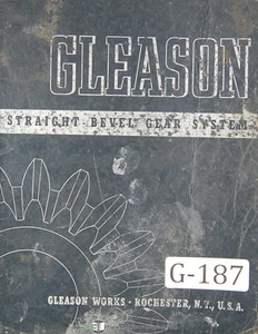 Gleason  Beveled Gear System Tooth Proportion, 13 - 30 per pinion, Manual 1942 - Picture 1 of 3