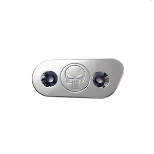 Chrome Chain Inspection Cover Guard For Harley Sportster Iron XL 883 1200 48 72 - Foto 1 di 3