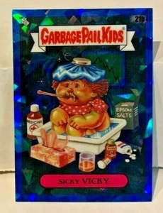 Sicky Vicky 2020 Topps Garbage Pail Kids Sapphire Edition Refractor #21b GPK SP - Picture 1 of 2
