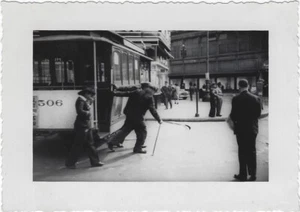 Vintage 1945 San Francisco Seilbahn Nr. 506 Drehen Original Rauschen Kante Foto - Bild 1 von 2
