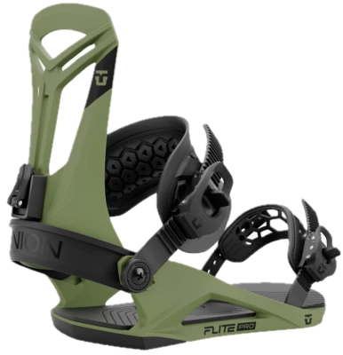 Union Flite Pro - 2025 Men's Snowboard Bindings - Olive Green