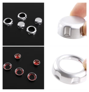 ABS Chrome Air Conditioner Volume Knob Decoration For Land Rover Freelander 2 - Picture 1 of 10