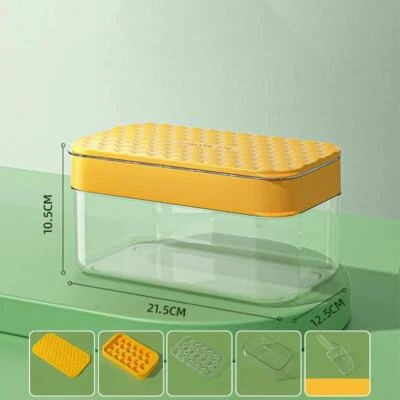 Gianxi Pp Material Ice Mould Quick Demould Ice Cube Tray Creative Party Bar Kitc - Image 1 of 4