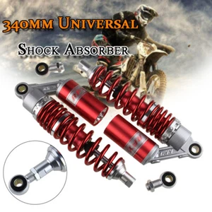 13.5" Motorcycle Shock Absorber 340mm Round Hole Suspension Universal For BMW - Picture 1 of 7