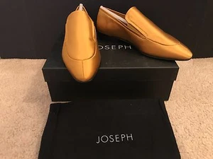 ANTHROPOLOGIE BY JOSEPH MUSTARD SATIN LOAFERS SIZE 37 EU (7US) $530 - Picture 1 of 6
