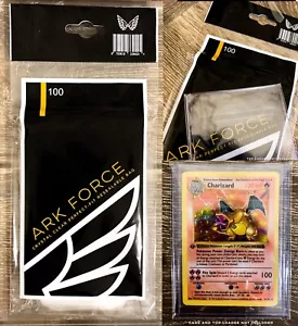 WHOLESALE 100 x 100 ct. ARK-FORCE Top Loader Perfect Fit Resealable Card Sleeve - Bild 1 von 11