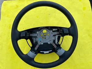2004-2008 CHEVROLET AVEO STEERING WHEEL W/ BLACK LEATHER OEM - Picture 1 of 9