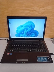Asus A53U AMD E-350 1.6 GHz 6 GB RAM 500 GB HDD 15.6" Win11 No Battery - Picture 1 of 12