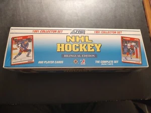 1991 Score NHL Hockey Bilingual Edition Complete Set 660 Cards - Factory Sealed - Bild 1 von 2