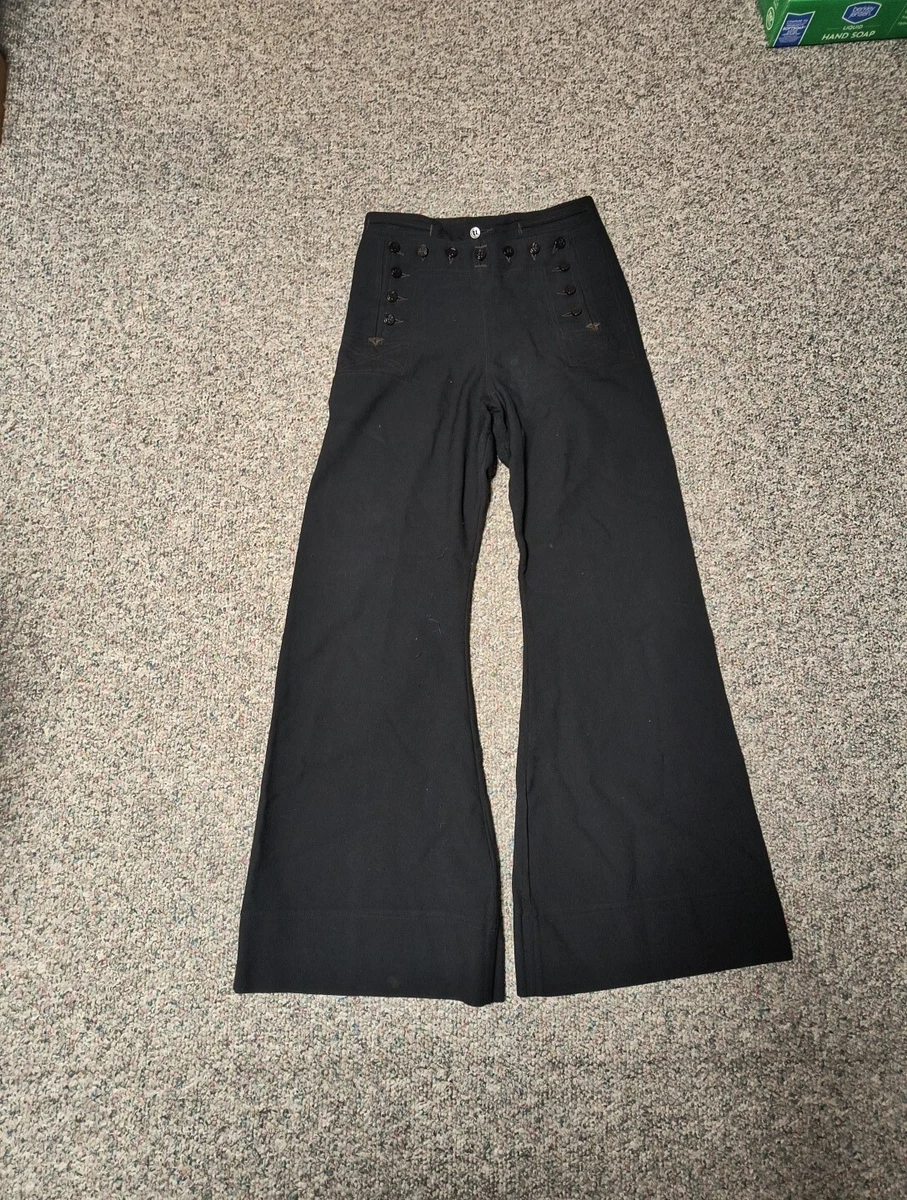 パンツ Special!! 1940s HERCULES hbt us navy usa 35x30 Deadstock 1940s 40s Hercules Button Fly Workwear Pants Blue