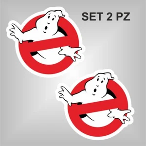adesivo GHOSTBUSTERS SET 2 PZ FILM FANTASY sticker aufkleber pegatina decal - Imagen 1 de 1