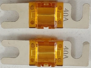 Install Bay MANL40 Nickel 40 Amp Mini ANL Fuse Car / Boat / Truck - Pack of 2 - Picture 1 of 3