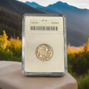 1923 Buffalo 🦬 Nickel ANACS XF 45 “Old Soap Box Holder Looks AU” - Picture 1 of 8