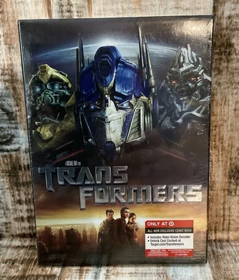 Transformers - 2007 DVD - New Sealed - With Comic Book And Toni-vision Decoder Foto 1 de 2