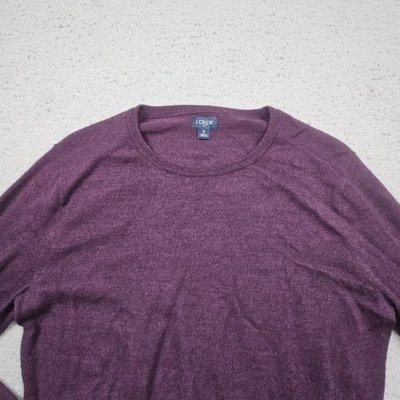 Suéter J Crew Para Hombre Pequeño Púrpura Manga Larga Pullover Informal Foto 1 de 4