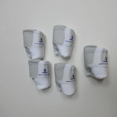 Yuedge Socks Model 2403Q Cotton Polyester Lycra White Size L 5 Pack New - Image 1 of 4