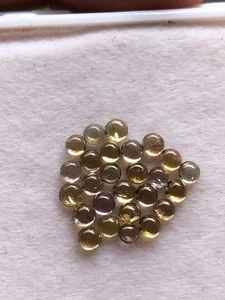 Natural Tanzanite 4 mm Round Cabochon Unheated Tanzanite Wholesale Lot Gemstone. - Picture 1 of 4