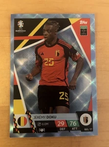 Topps UEFA Euro 2024 - Jeremy Doku - Belgium - Bild 1 von 2