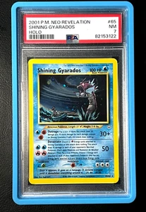 SHINING GYARADOS 65/64 PSA 7 NEO REVELATION POKEMON HOLO - Picture 1 of 2