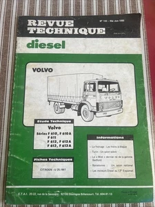 REVUE TECHNIQUE VOLVO F 610 611 612 613 F610 F610A F611 F612 F612A F613 F613 A - Foto 1 di 9