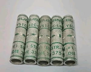 Menge 5 - Burndy YS1C-L N75 #1 STR grüne Matrize 375 oder 11 YS1CL, 2 1/8" lang - Bild 1 von 2