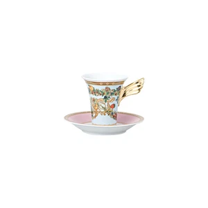 Rosenthal Versace Le Jardin de Versace Kaffeetasse & Untertasse Neu - Bild 1 von 2