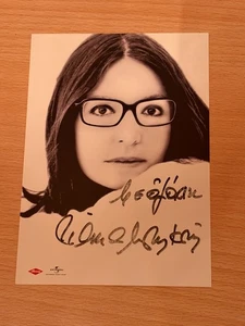 Nana Mouskouri - Biglietto autografo originale firmato - #51024 - Foto 1 di 1