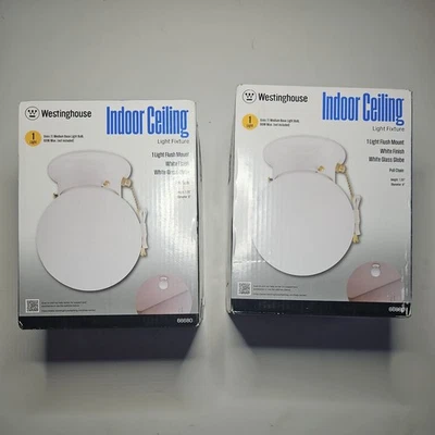 LOTE DE 2 luminárias de teto Westinghouse 66680 embutidas internas  - Imagem 1 de 4
